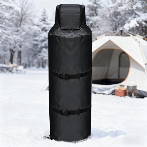 Propane Tank Winter Cover 100lb Gas Van Insulated Storage - Image 2