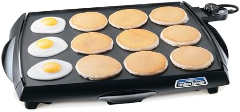 Presto 07046 Tilt 'n Drain Big Griddle Cool-Touch Electric Griddle by PRESTO