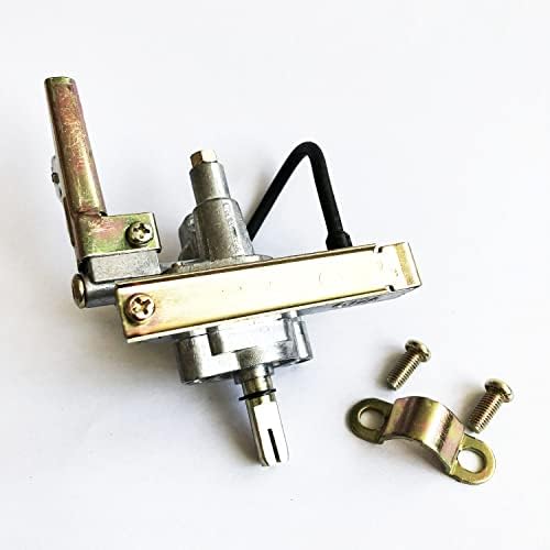 1 PC 0° BBQ Grill Gas Valve With Thrower Valve, Stem OD 5/16", Orifice size: 1.05mm for LP Gas, Fits for 5/8" Manifold Tube by GRILLJOB