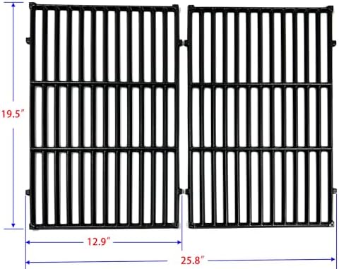 DG264 19.5" Grill Grates 17.5" Flavorizer Bars for Weber Genesis 300 Series E-310 E-320 E-330 EP-310 EP-320 EP-330 S-310 S-330 Gas Grill (2011-2016 with Front Control Knobs) 7524 7621 - Image 2