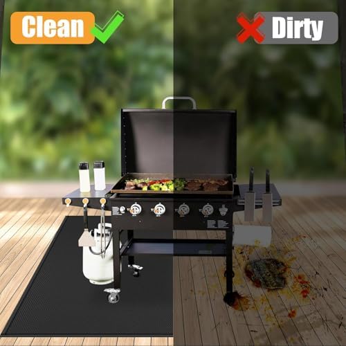 65 ×36 Inch Under Grill Mats for Outdoor Grill & Fireproof Fire Pit Mat - Image 6