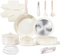 Chef Power 19 Pcs Nonstick Pans and Pots Set, Ceramic Detachable Cookware by ChefPower