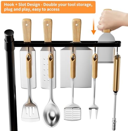 DAOYA Griddle Caddy Organizer for Blackstone Grill Caddy for Outdoor Grill - Image 4