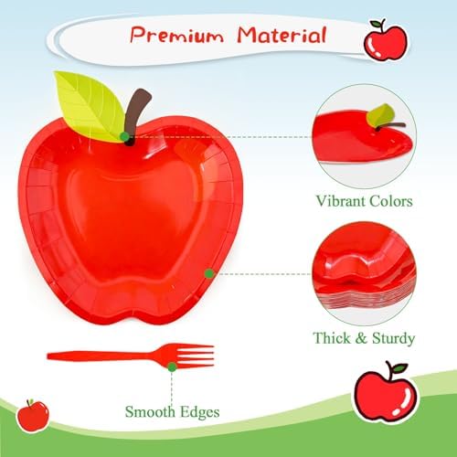 Back to School Party Supplies,120 Pcs First Day of School Tableware Supply - Image 3