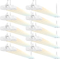 JESLED LED Shop Lights 4FT, 3CCT Selectable 50W 7500LM, Linkable, ETL by JESLED
