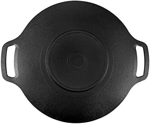 Korean Grill Pan with Nonstick 6-Layer Coating, 13" Round BBQ Griddle with Bag, Compatible for Induction, Gas Stove, Electric Cooktop, Indoor or Outdoor Grilling - Image 2