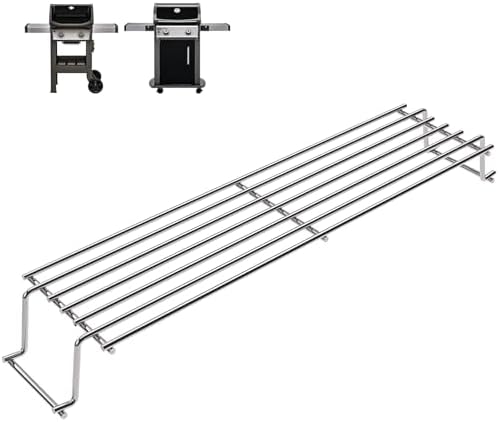 DELSbbq 69866 Stainless Grill Warming Rack for Weber Spirit 200 Series by DELSBBQ