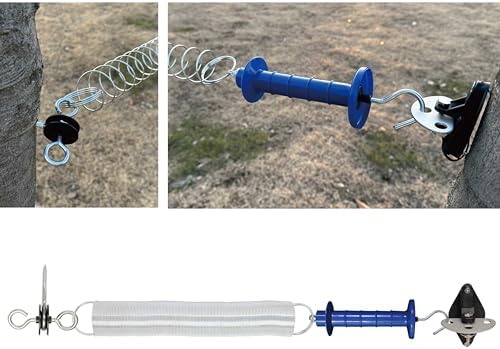 5 Pack Electric Fence Gate Big Tension Spring Extended up to 23 feet for Electric Fence Gate Livestock Fence Agricultural Fencing and Pasture - Image 7