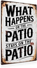 BEASTZHENG Metal Tin Sign Porch Rules Sign Outdoor Tin Plaque Porch Signs Wall Art Porch Rule Wall Decor Relax Rustic Vintage Tin Iron Hanging Gift for Farmhouse Porch Patio Door Decoration by BEASTZHENG