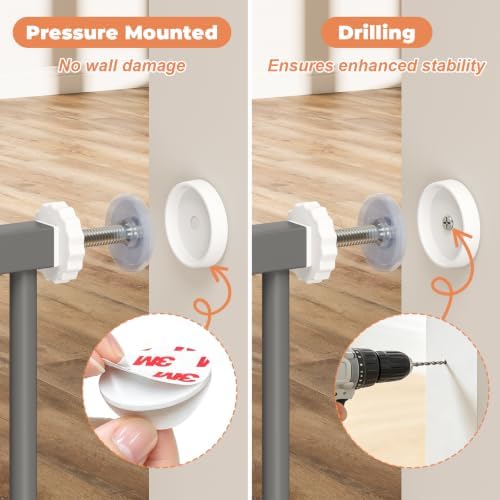 Baby Gate Auto Close, 29"-40" Dog Gate Indoor for Stairs & Doorways - Image 4