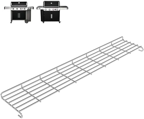 DELSbbq 66045 Stainless Grill Warming Rack for Weber Genesis II 400 Series by DELSBBQ