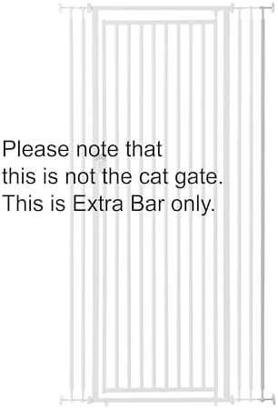 Cat Safety Gate Extra Bar in White - Image 2