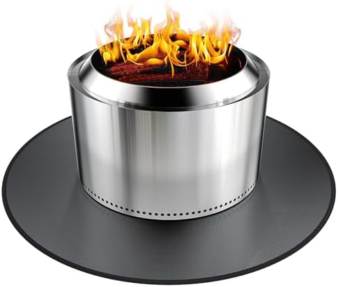 48" Fireproof Fire Pit Mat for Solo Stove & Grill Deck Protector by Viesembo