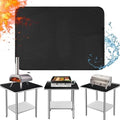 Heat Resistant Mats for Countertop fits Tabletop Grill, 36x24x0.04in, Black by Amerbro