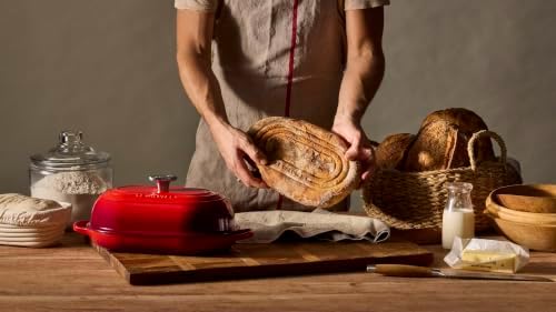 Le Creuset Enameled Cast Iron Oval Bread Oven, 11.5 inch, Cerise/Crucible - Image 5