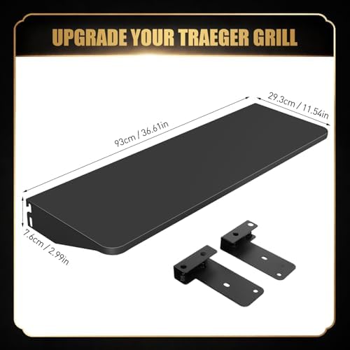 QuliMetal Grill Folding Shelf for Traeger Pro 34 Series - Image 2