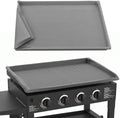 Silicone Griddle Cover Mat for Blackstone 36in, Raised-Edge Gray by Unknown