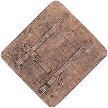 Angus Stoke Knife Roll Bag Genuine Leather – knife case for Chefs 7 slots – Leather Knife with handle and strap Frank (Brown-Antique) - Image 6
