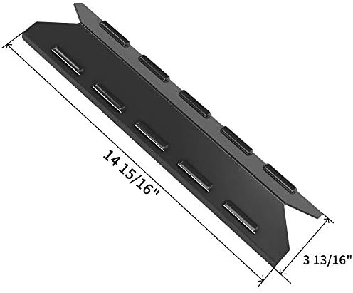 Grill Heat Plate Shields Replacement for Kenmore Sears 146.34611410, 146.16197210, 146.16133110 Gas Grill, 4-Pack Grill Hot Plates Heat Diffusers for BBQ Pro Grill 146.23676310, 146.23770310 - Image 2
