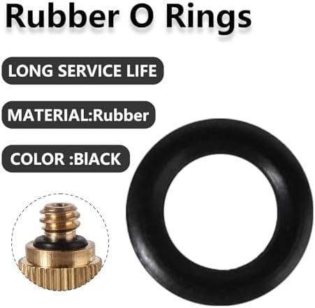 100 PCS Brass Misting Nozzles O Ring - Image 4