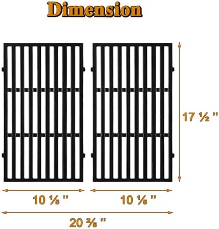 7637 Grill Grates Spirit E-210 Grill Replacement Parts for Weber Spirit 200 Series Grill Parts Spirit E210 210 E-215 E215 E220 E-220 Spirit II E-210 E210 Spirit 2 E-210 E210 GS4 Cooking Grates - Image 2