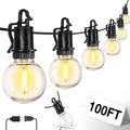 ZJOJO 100FT Outdoor String Lights, Outdoor Lights for Patio by ZJOJO