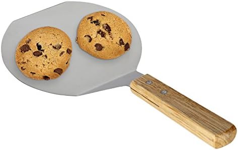 Extra-Large Stainless Steel Wide Spatula Turner Strong Wooden Handle - Dishwasher Safe Kitchen Utensil - Heavy Duty Oversized Metal Lifter Grilling, Cooking, Baking Cake & Cookies pancake spatula - Image 3