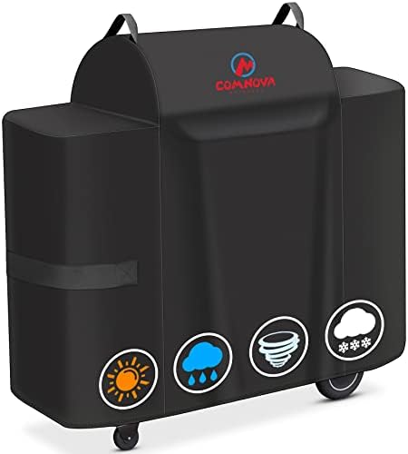 Comnova Grill Cover for Traeger Ironwood 650-600D Wood Pellet Smoker Cover for Traeger Waterproof & Heavy Duty, Premium Pellet BBQ Cover Accessory for Treager Ironwood 650 Grills by MCOMNOVAOUTDOORS