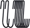 ESFUN 30 Pack 3 inch Heavy Duty S Hooks Black Pan Pot Holder Rack Hooks S Shaped Hanging Hooks Hangers for Kitchenware Spoons Pans Pots Utensils Clothes Bags Towels Plants by ESFUN