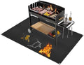 Under Grill Mat for Outdoor Grilling, 32 x 48 inches Double-Sided Fireproof Waterproof BBQ Protector for Deck and Patio Under Grill Mat for Outdoor BBQ by Unknown