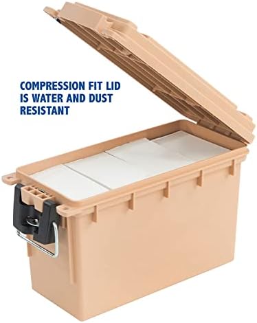 Sheffield 12627 Ammo Box Made in USA Stackable Lockable Ammo Storage Box, Standard Single (Pack of 6) - Image 4