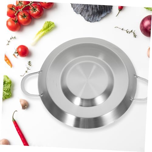 SOLUSTRE Stainless Steel Concave Frying Pan for Hiking and Camping Use - Image 6