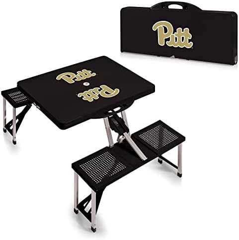PICNIC TIME NCAA North Carolina Tar Heels Folding Picnic Table - Camping Table - Outdoor Table with Umbrella Hole - Image 4