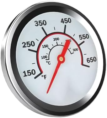 2.67 Inch Barbecue Grill Temperature Gauge for CharBroil 8566083 Pit BBQ Thermometer Fahrenheit and Heat Indicator for Meat Cooking, Stainless Steel Temp Gauge - Image 6