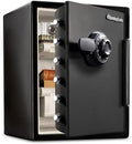 SentrySafe Black Fireproof Waterproof Floor Safe with Dial Combination Lock for Home or Office, 2.05 Cubic Feet, SFW205CWB by SentrySafe