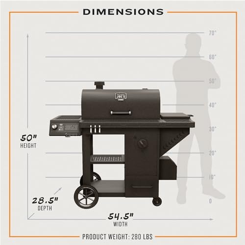 Oklahoma Joe's Tahoma Auto-Feed Charcoal 900 Deluxe Smoker and Grill, Black - 24203105 - Image 6