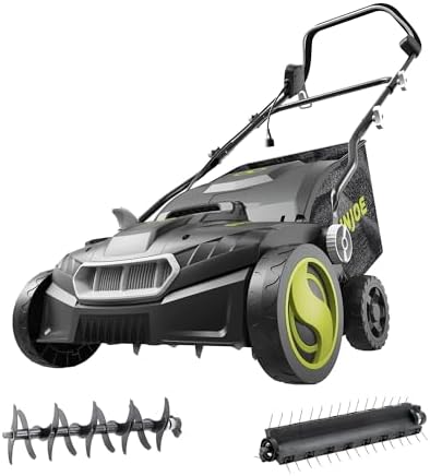 Sun Joe Corded Dethatcher & Scarifier with 13.2-Gal Bag, AJ808E by SunJoe