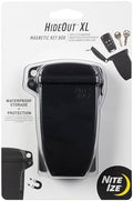 Nite Ize Hideout Magnetic Key Box - Waterproof Key Hider - Magnetic Key Holder & Box - Waterproof Key Storage for Spare Keys - Black, Extra Large by NiteIze