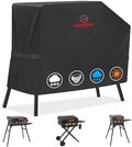 Comnova Griddle Cover for Blackstone 22 Inch 17 Inch Griddle with Hood and Stand - 600D Flat Top Grill Cover for Blackstone 22" 17" Griddle on Stand and 22" Adventure Ready, Heavy Duty & Waterproof by MCOMNOVAOUTDOORS