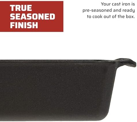 Camp Chef Home Seasoned Cast Iron Bread Pan - Image 4