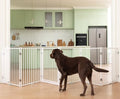 No Pawblems Freestanding Dog Gate with Door for Indoor & Outdoor, 30'' Tall by NoPawblems