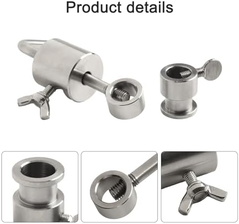 Stainless Steel Grill Rotisserie Spit Balance Kit, Grill Spit Rod Counter Balance For Rotisserie Accessories Balancing Tool BBQ Oven Balance Skewer Rotisserie Rod Limiter - Image 5