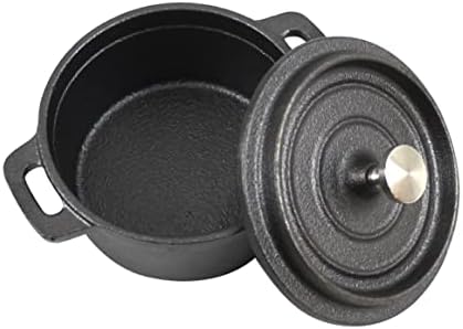 Cast IronPre-Seasoned Pot Mini 8oz with Cover - Image 2