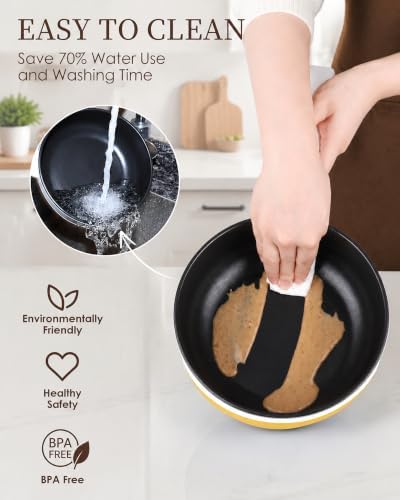 Audecook Electric Hot Pot Portable Nonstick Ramen Cooker Adjustable Power - Image 3