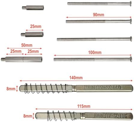 Square Spindle Thick Door Extension Kit for Mechanical Keyless Entry Locks - Image 7