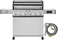 Monument Grills Denali Series, 6-Burner Convertible Natural Gas Smart bbq Grill Stainless Steel Denali 605 with Conversion Kit by MonumentGrills