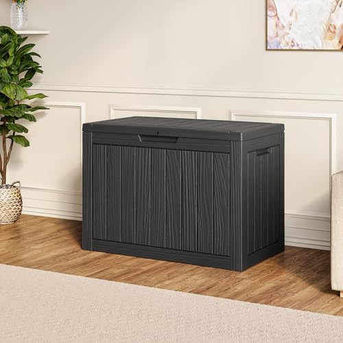 KAMABOKO 55 Gallon Outdoor Storage Box Waterproof Deck Box for Patio - Image 6
