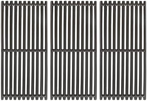 17" Cast Iron Grill Grates for Charbroil Commercial Infrared 463355220 463242516 463242515 466242615 463243016 463346017 466242616 463364824 3-Burner Parts for Charbroil Grill Grates G466-0025-W1A by Uniflasy