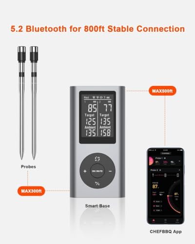 Wireless Meat Thermometer Digital (2 Probes) - Image 5