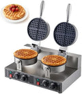 Commercial Waffle Maker, 2400W Waffle Iron, Professional Waffle Baker Machine with Temp and Time Control, Non-Stick Baking Pan Stainless Steel for Restaurant Bakeries Kitchen Home by YODHOSA